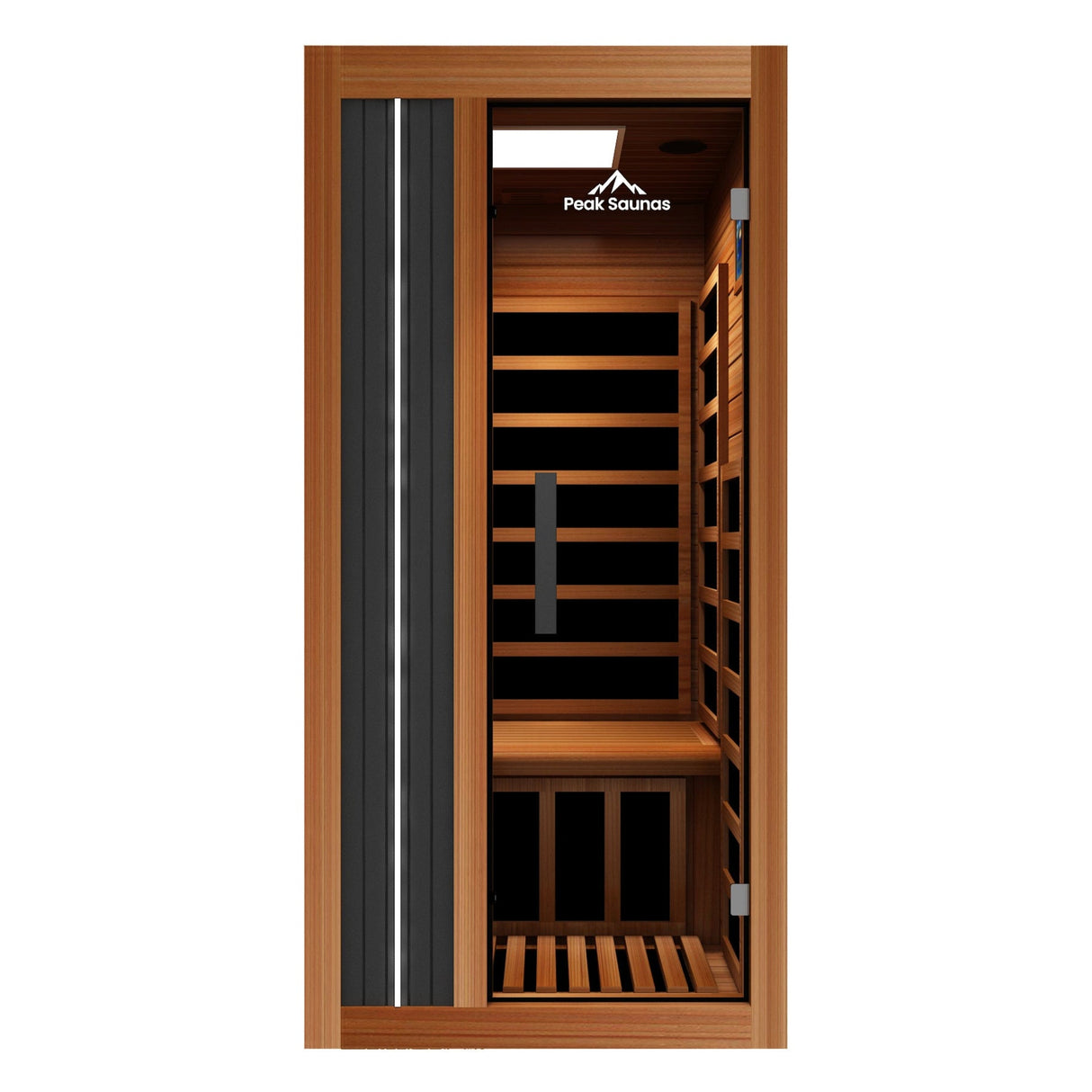 Aspen 1-Person FAR Infrared Sauna with Smart WiFi App Control