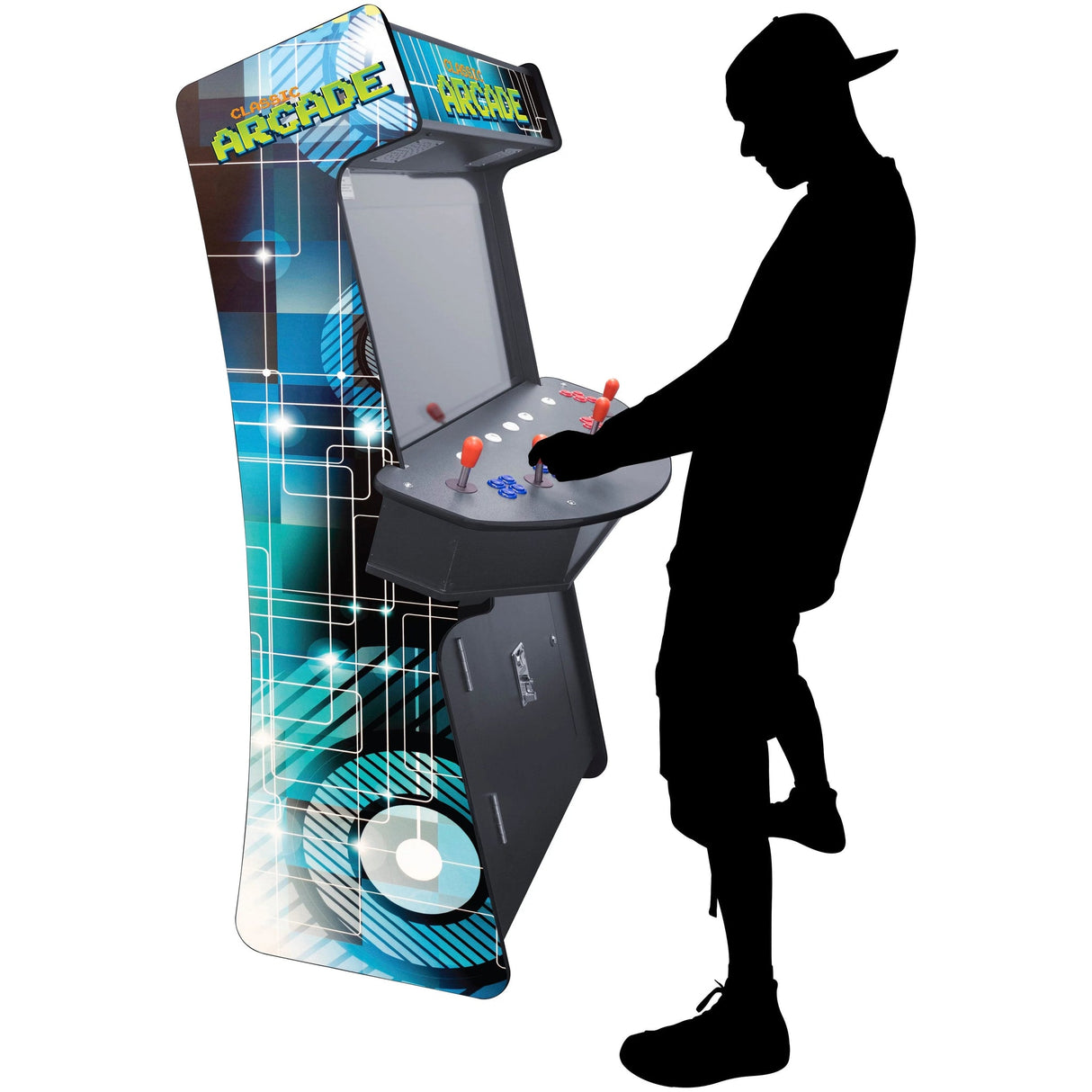 4P Slim Stand Up Arcade Machine