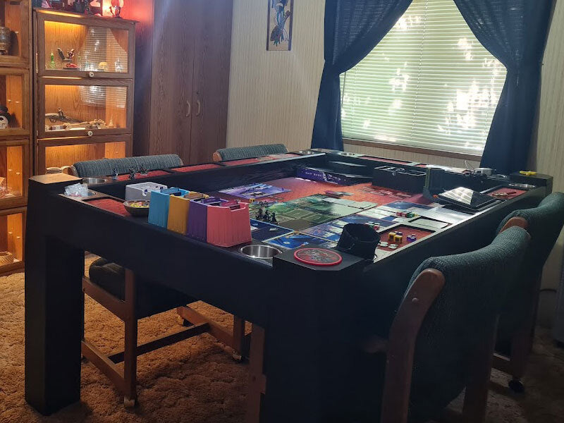 THE ORIGINS GAME TABLE WITH VAULTED PLAYING AREA