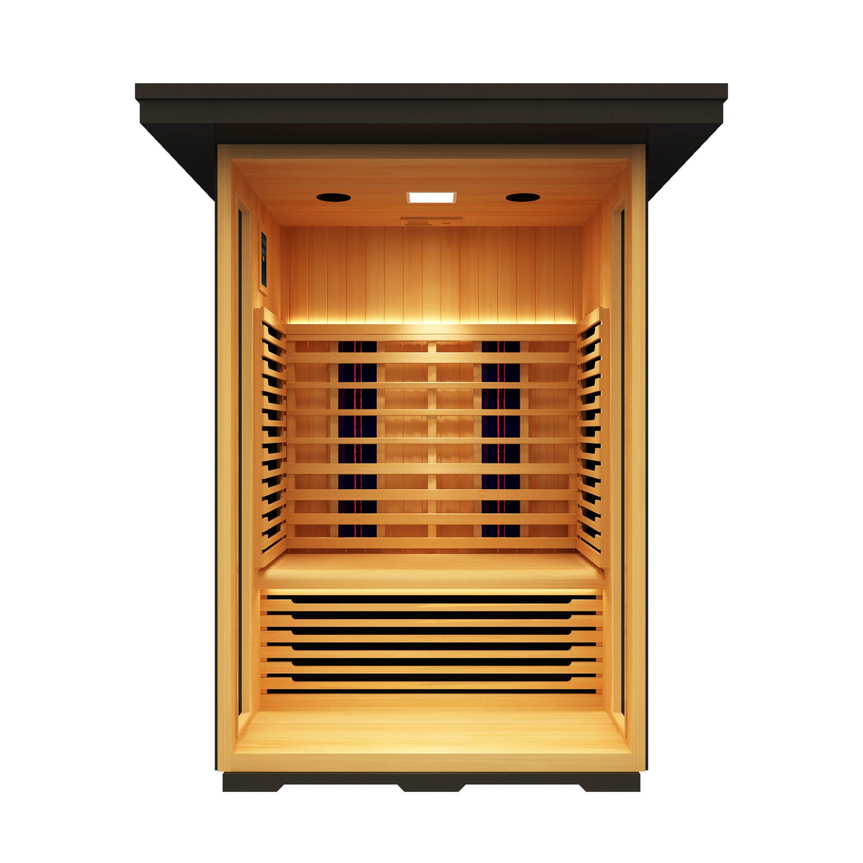 Patagonia 2-Person Outdoor Full Spectrum Infrared Sauna with Full-Body Medical-Grade Red Light Therapy and Smart WiFi App Control