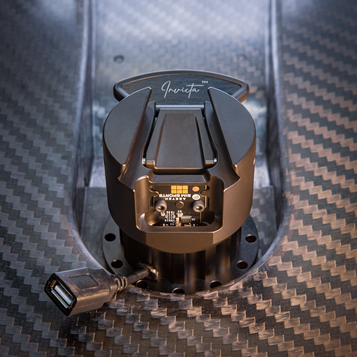 Asetek SimSports® Invicta™ Quick Release Adapter (USB-C) (OPEN BOX)