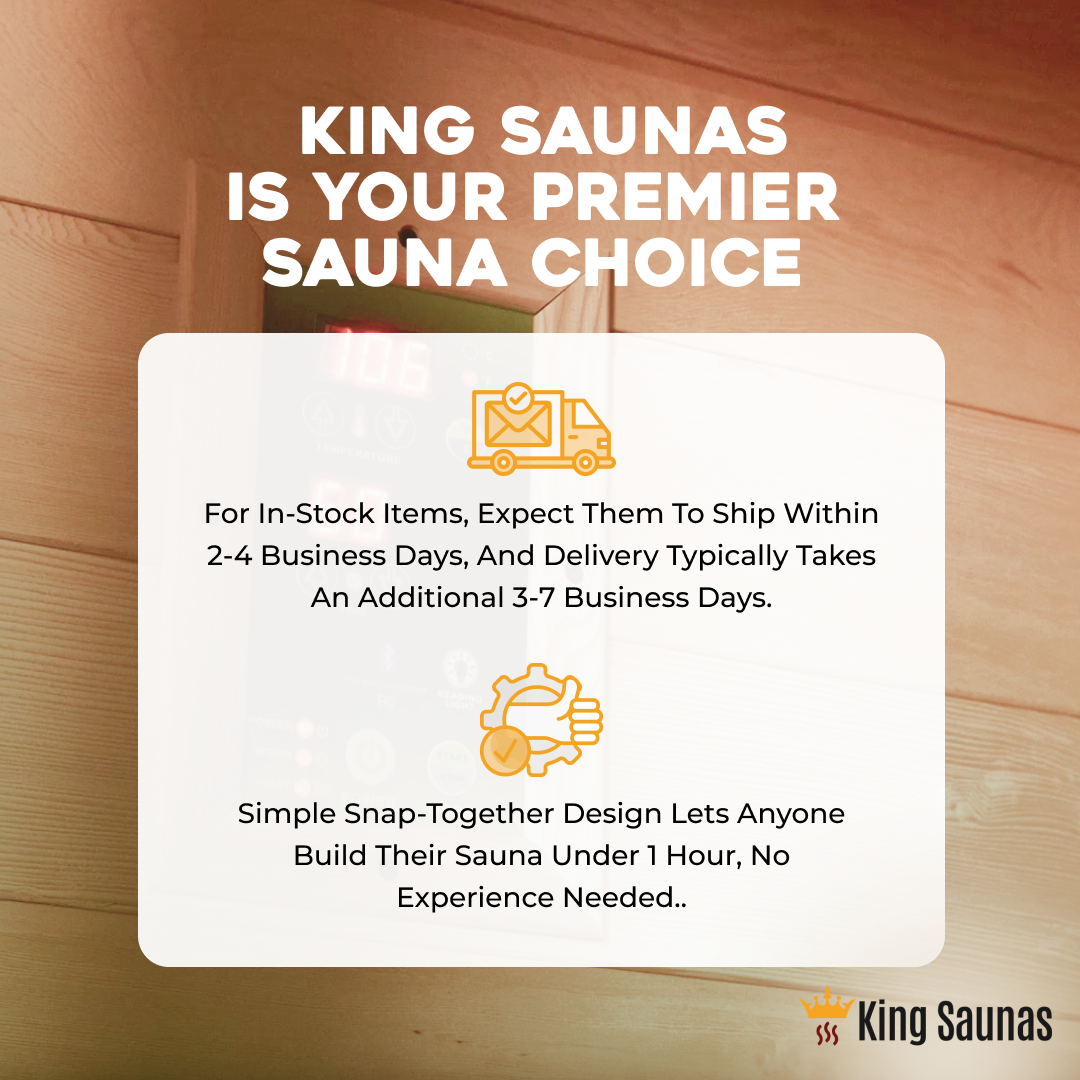 The Crown 2-Person Full Spectrum Infrared Sauna