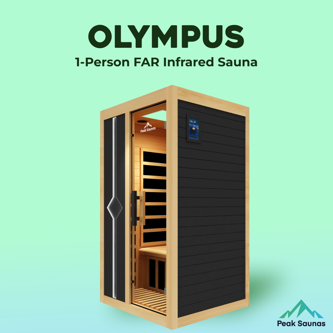 Olympus 1-Person FAR Infrared Sauna with Smart WiFi App Control