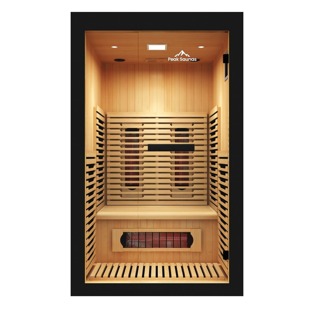 Crown 2-Person Full Spectrum Infrared Sauna with Smart WiFi App Control