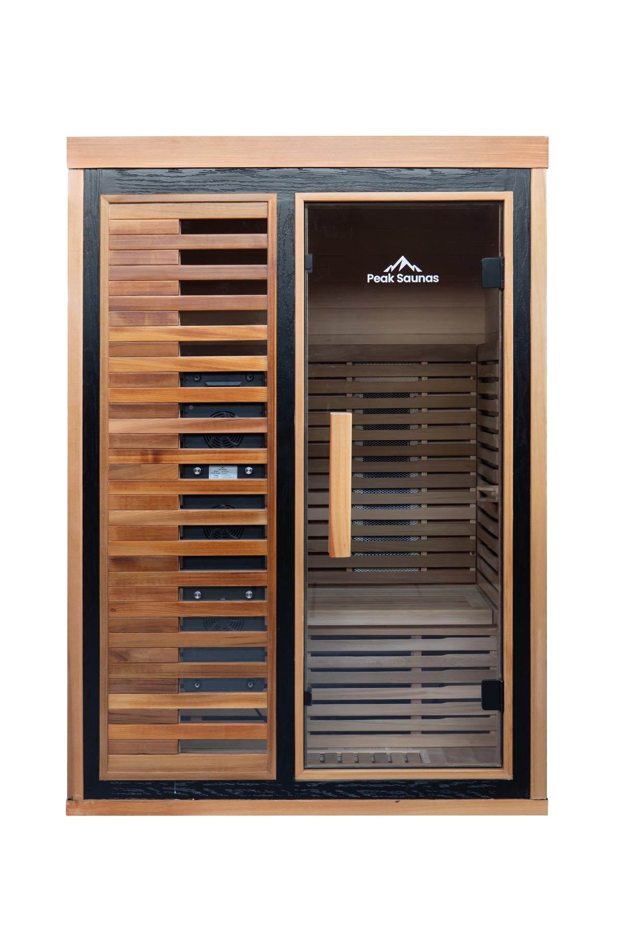 Fuji 2-Person Full Spectrum Infrared Sauna with Full-Body Medical-Grade Red Light Therapy & Smart WiFi App Control