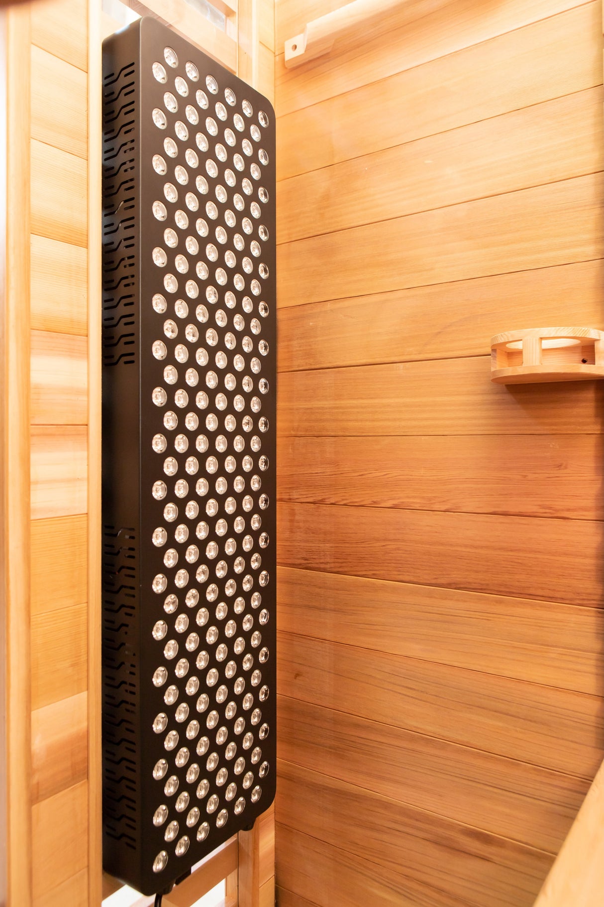 Rainier 1-Person Full Spectrum Infrared Sauna with Full-Body Medical-Grade Red Light Therapy & Smart WiFi App Control