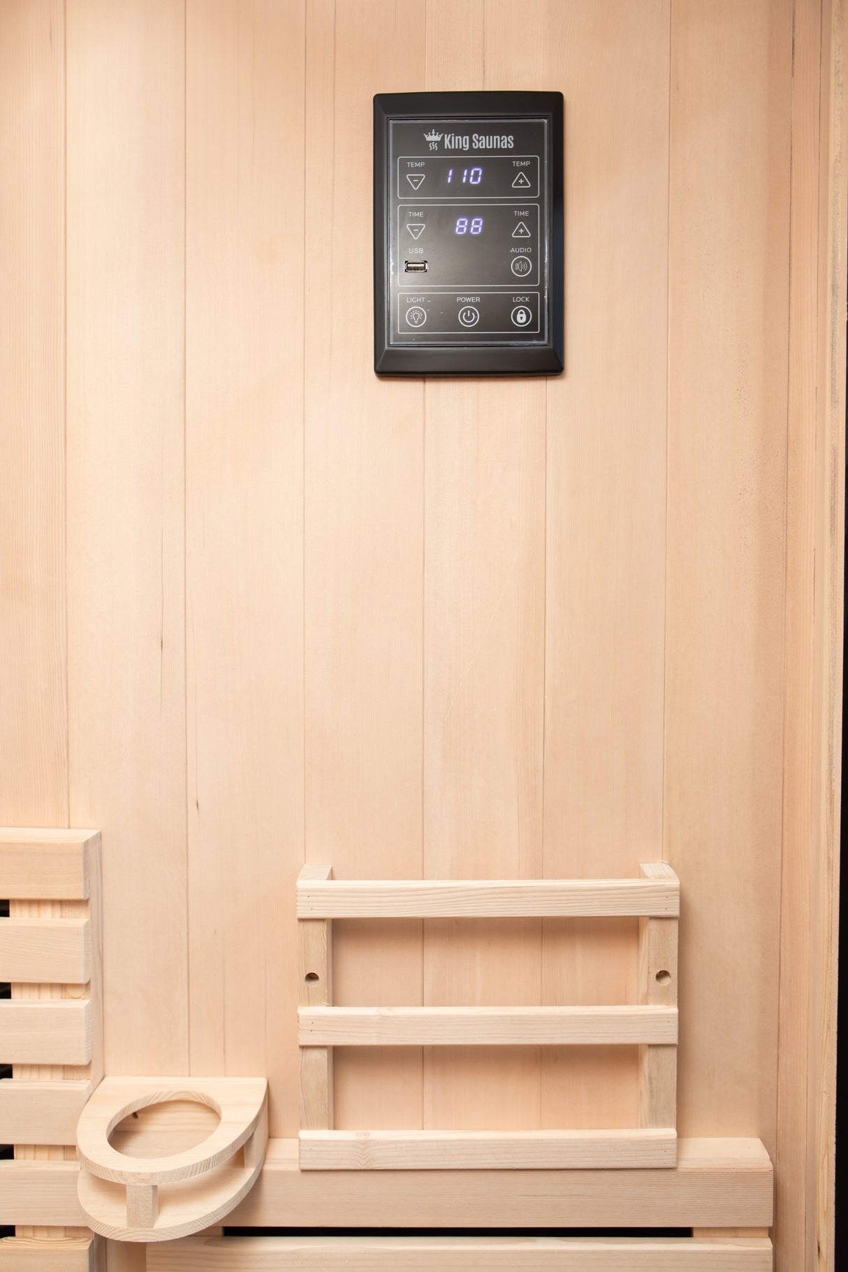 Crown 2-Person Full Spectrum Infrared Sauna with Smart WiFi App Control