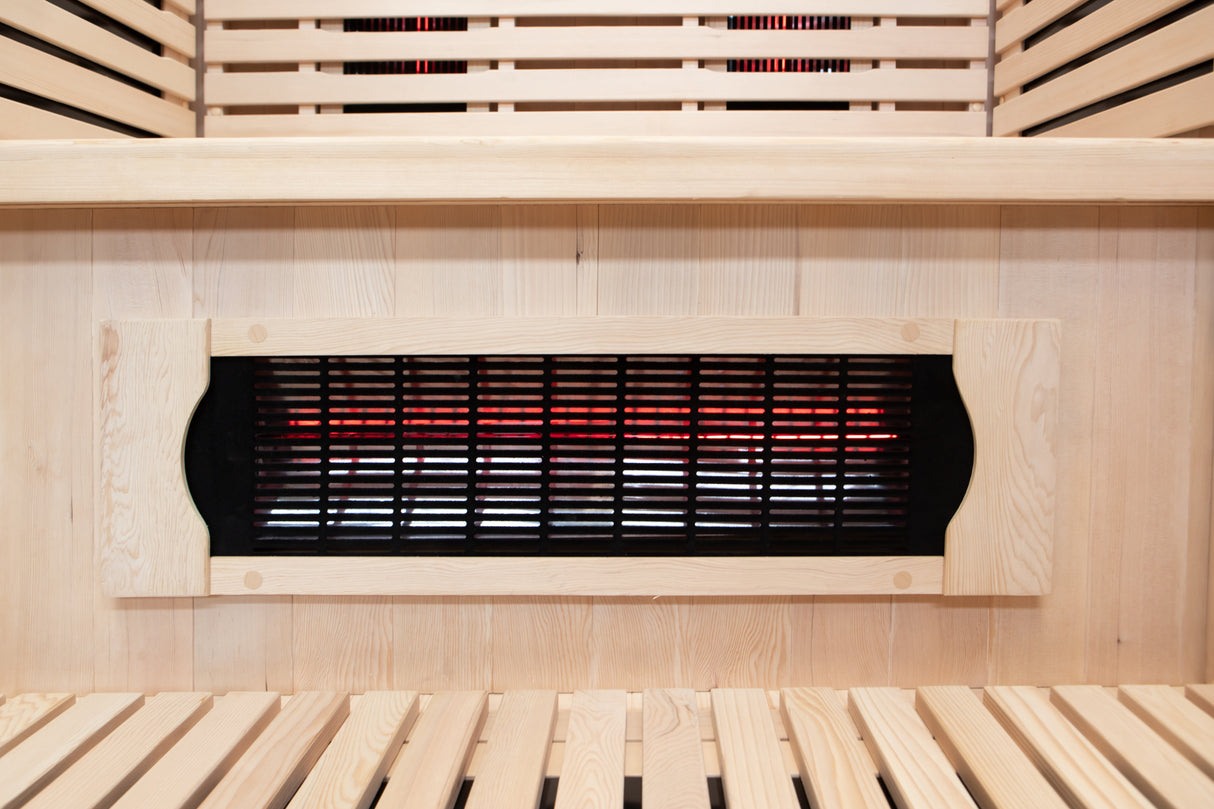 Crown 2-Person Full Spectrum Infrared Sauna with Smart WiFi App Control