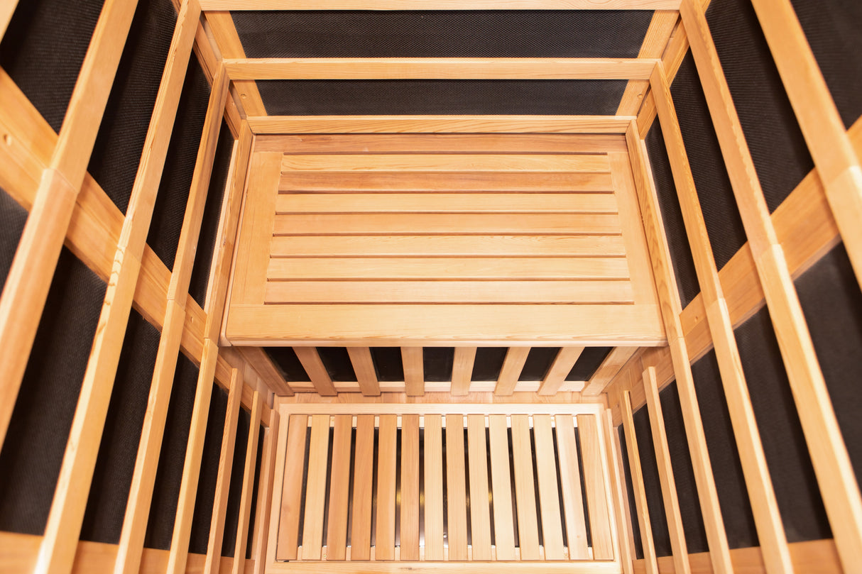 Aspen 1-Person FAR Infrared Sauna with Smart WiFi App Control