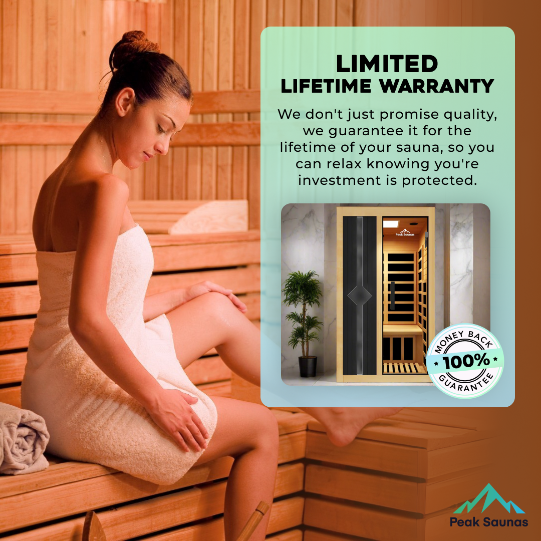 Olympus 1-Person FAR Infrared Sauna with Smart WiFi App Control