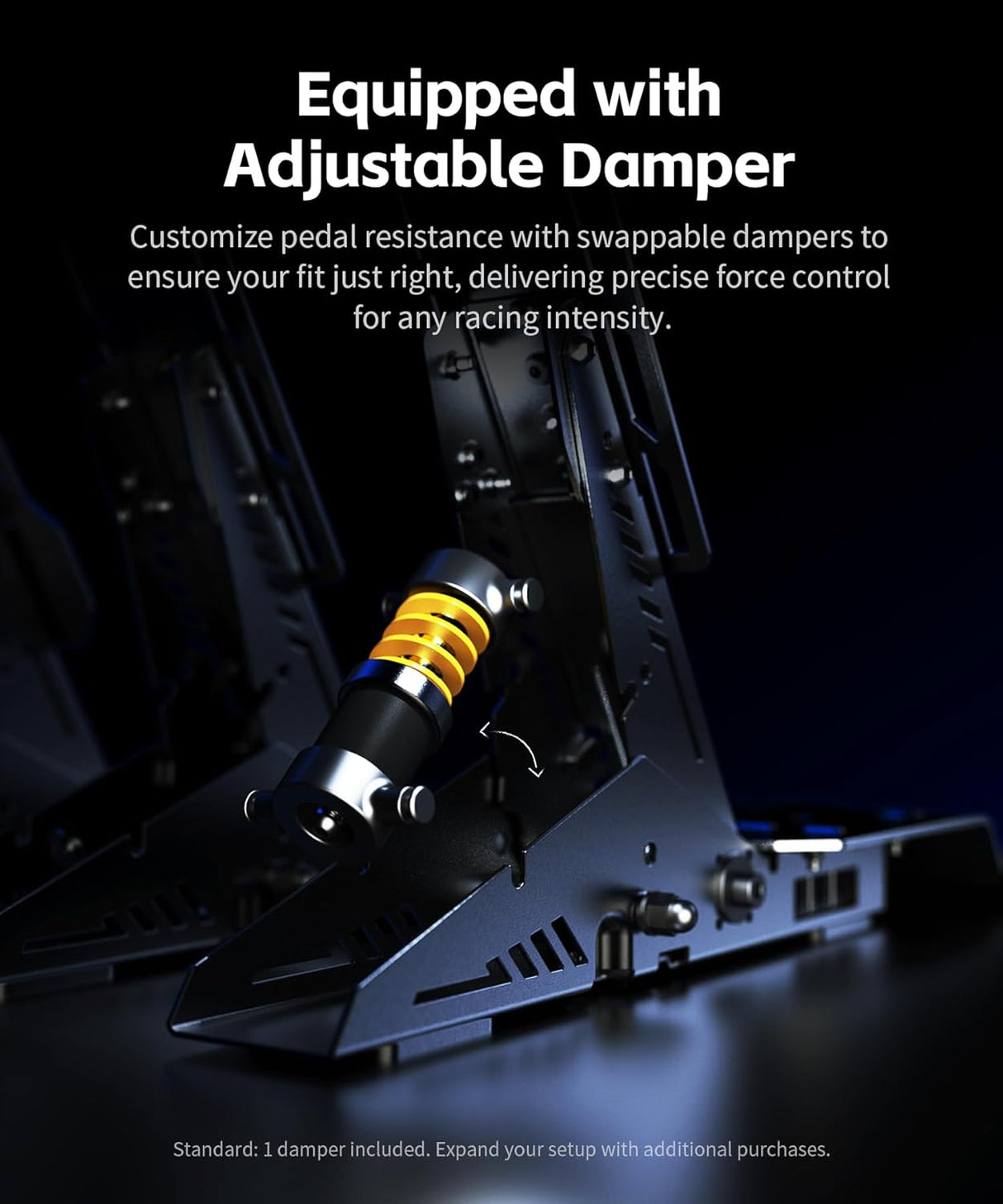 PXN Hall Effect Brake & Throttle Pedals