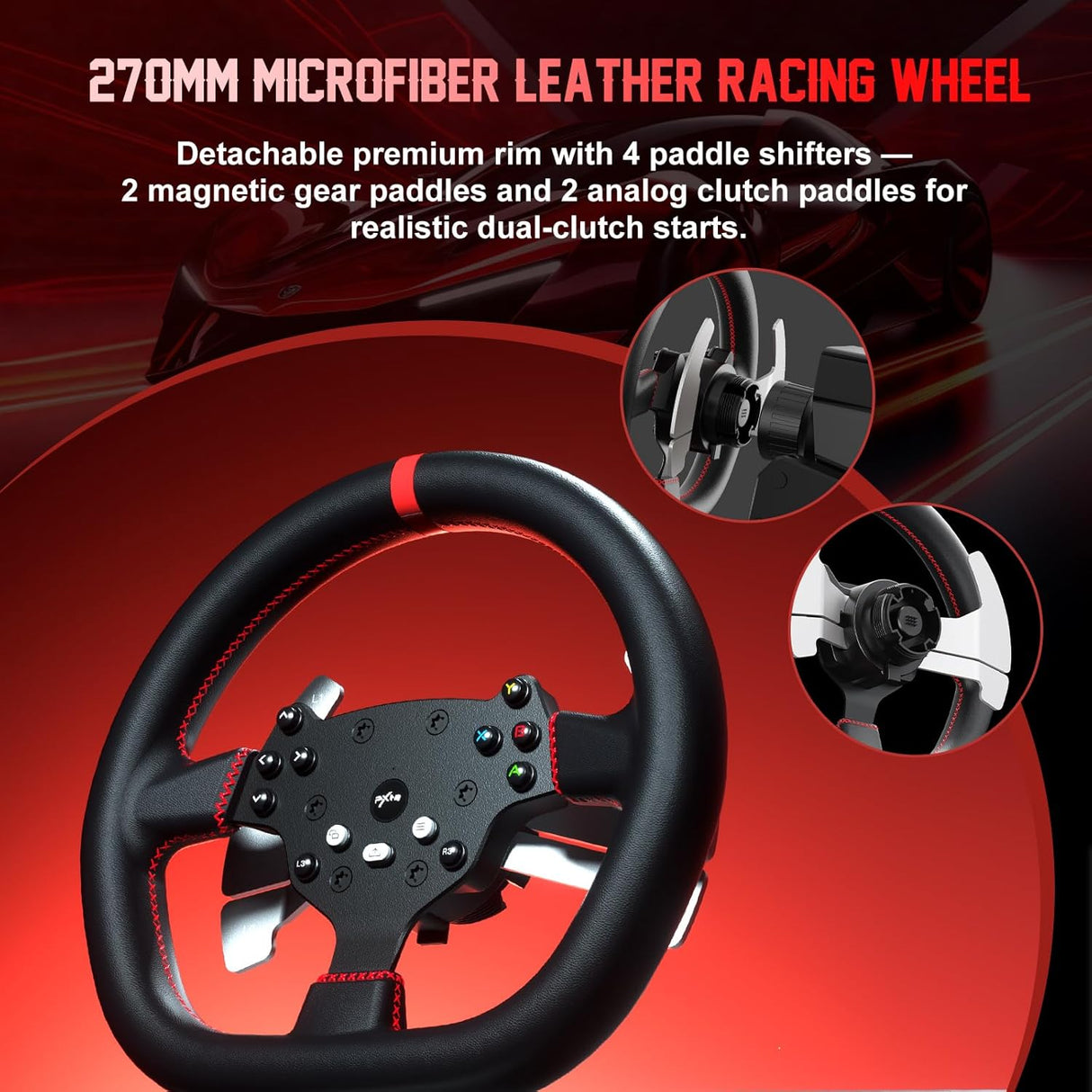 PXN V10 Ultra DD Wheel Bundle