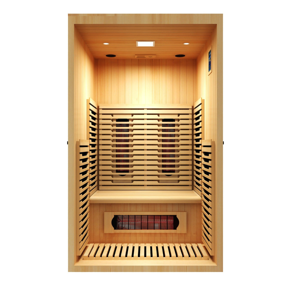 Crown 2-Person Full Spectrum Infrared Sauna with Smart WiFi App Control