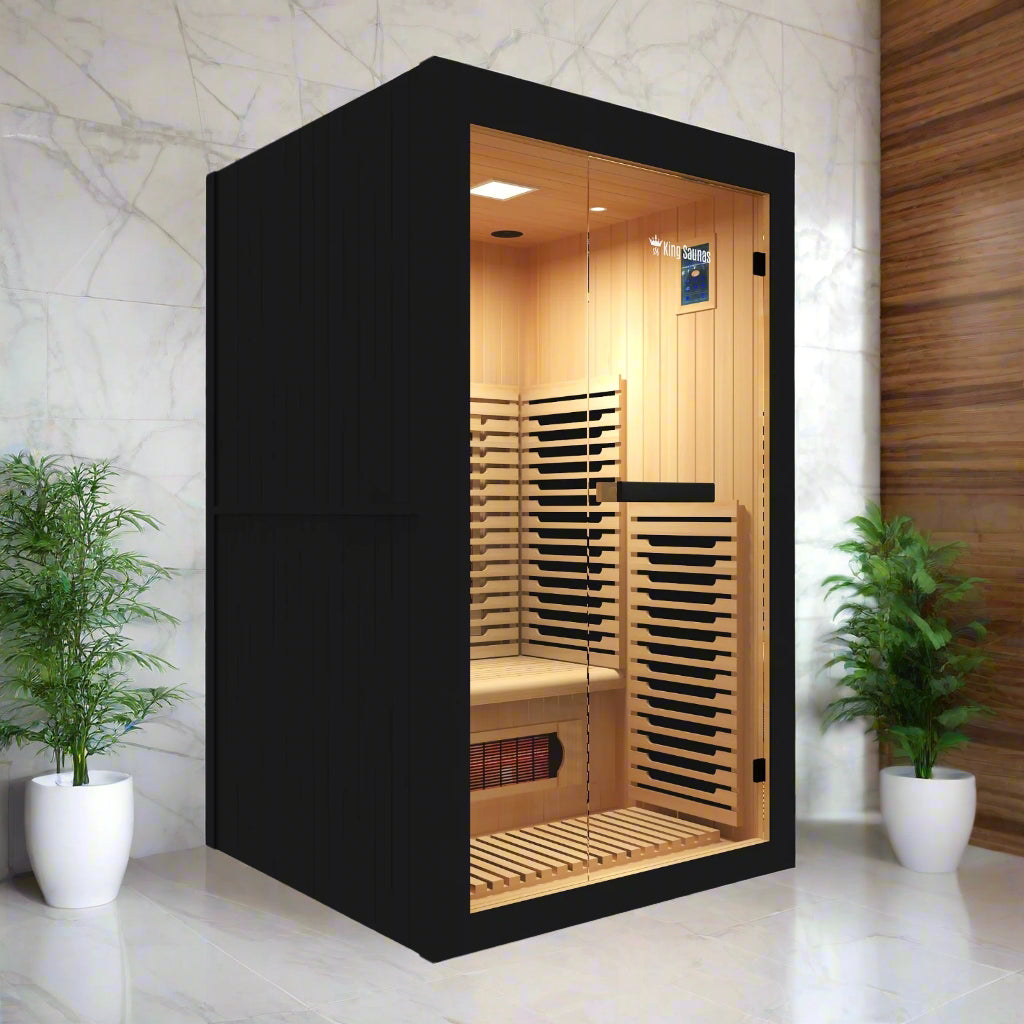 Crown 2-Person Full Spectrum Infrared Sauna with Smart WiFi App Control