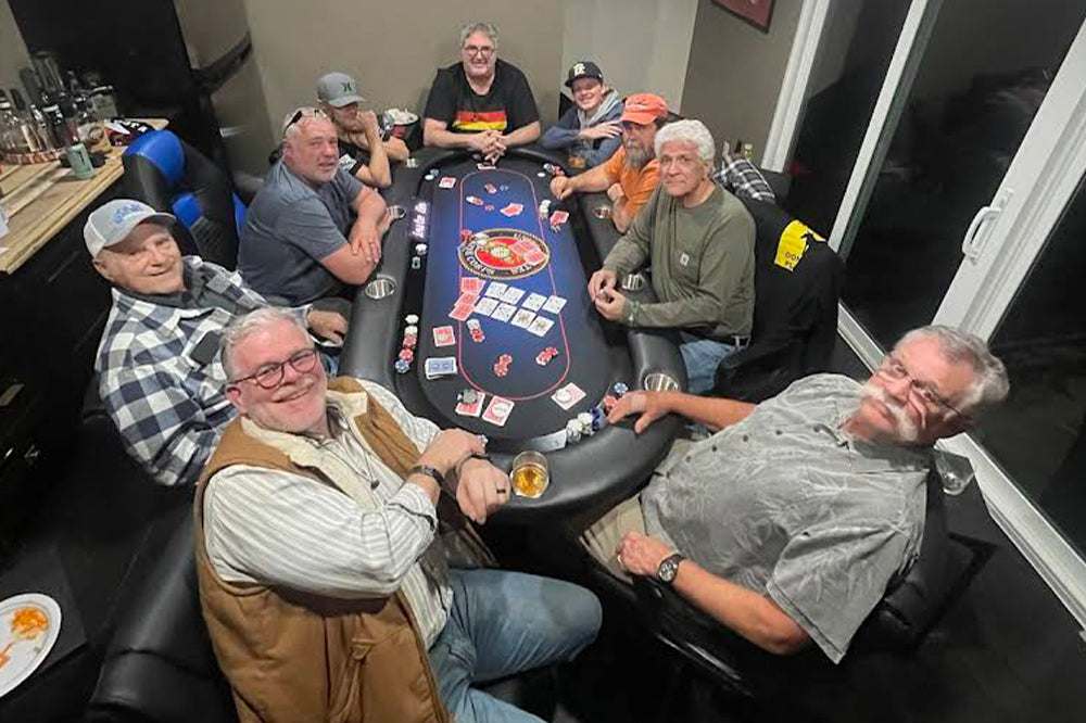 The Elite Poker Table with Black Racetrack