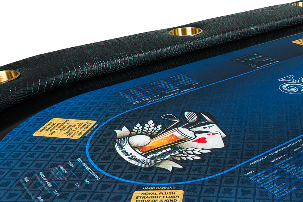 The Elite Poker Table with Black Racetrack