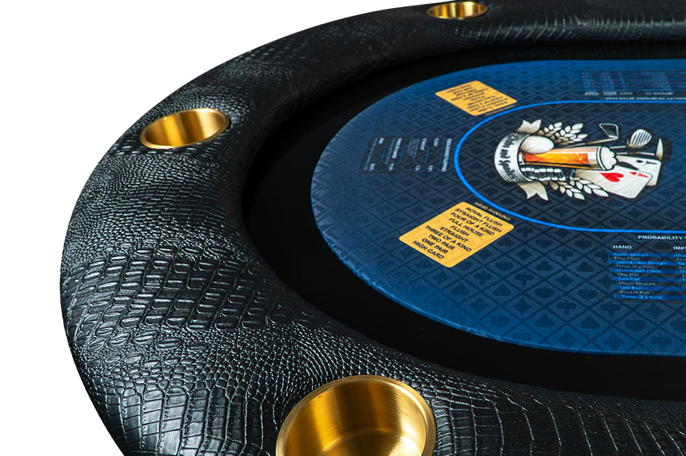 The Elite Poker Table with Black Racetrack