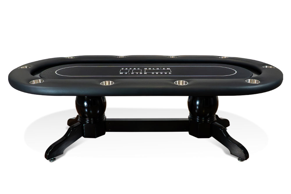 The Elite Poker Table with Black Racetrack