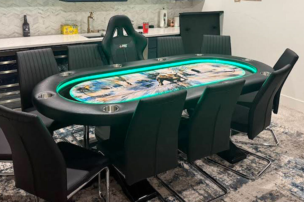 Elite Alpha (LED) Poker Table