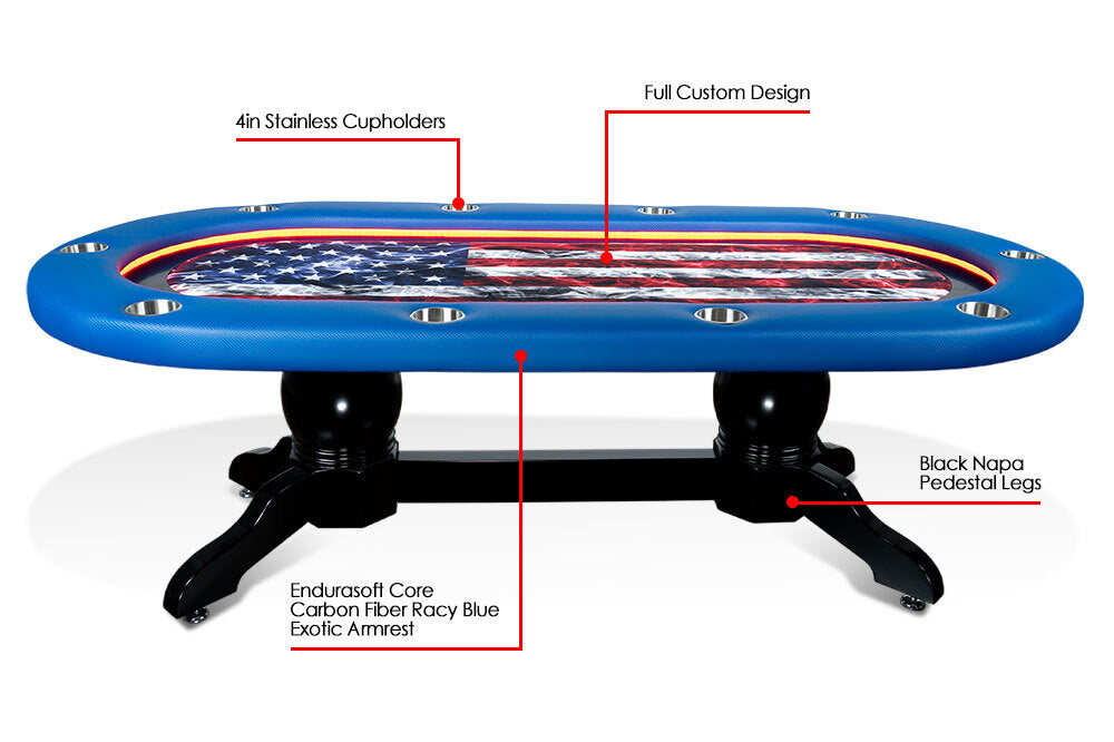 Elite Alpha (LED) Poker Table