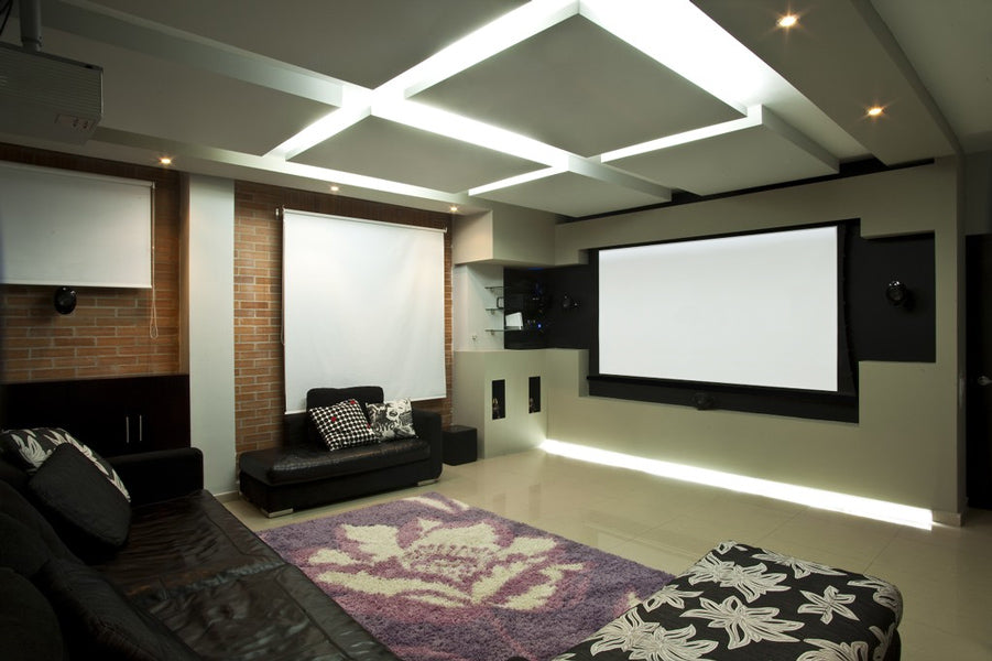 Reference Studio 4K Motorized Tab-Tensioned Screen