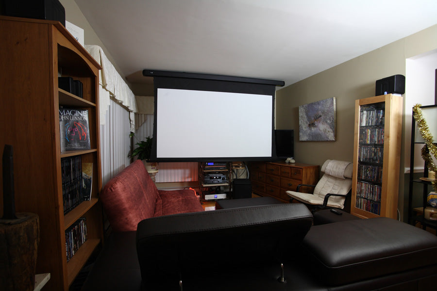 Reference Studio 4K Motorized Tab-Tensioned Screen