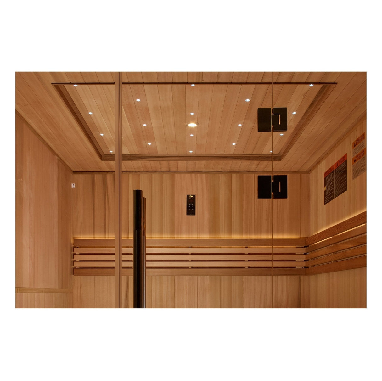 Golden Designs 2025 "Osla Edition" 6-Person Traditional Sauna – Canadian Red Cedar & Pacific Premium Clear Cedar