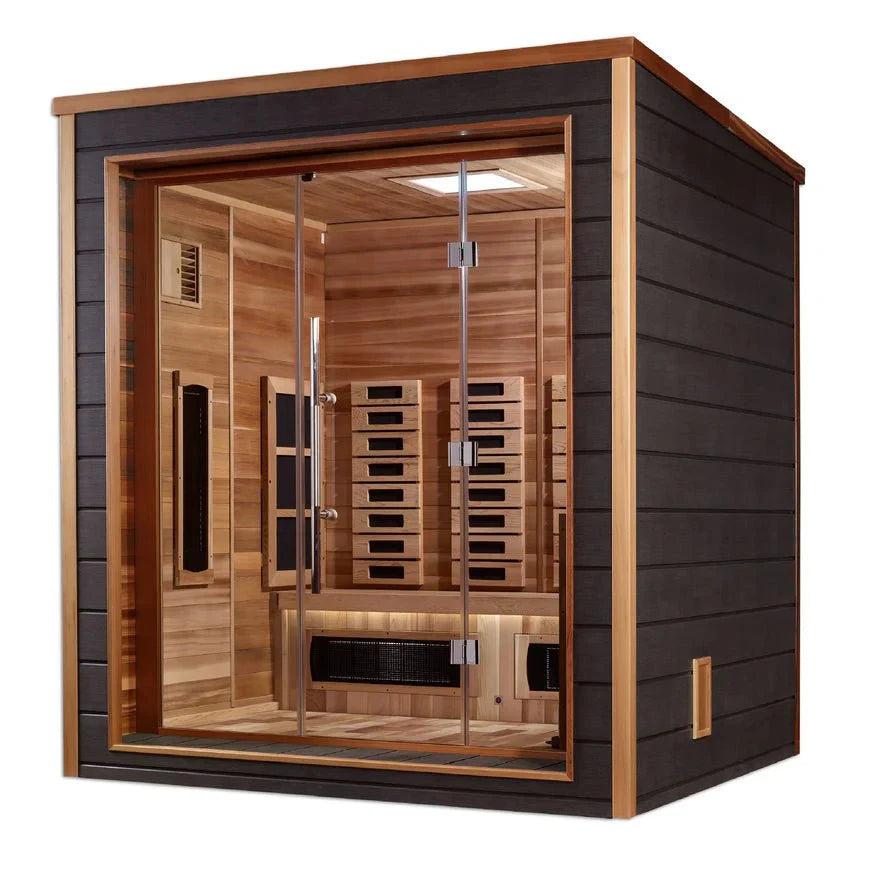 Golden Designs Narvik 2-Person Indoor/Outdoor Traditional Sauna