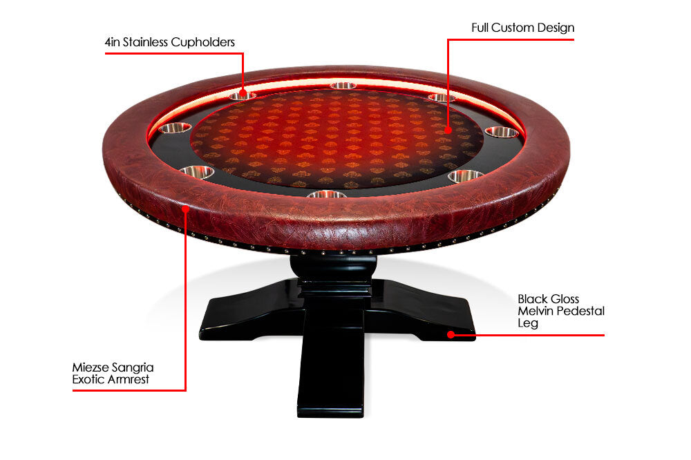 The Ginza LED Poker Table