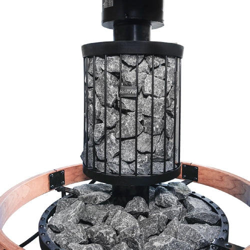 Harvia Legend 150 BK WH Sauna Stove Package – 16kW Wood-Burning Sauna Heater with Water Tank & Chimney Kit