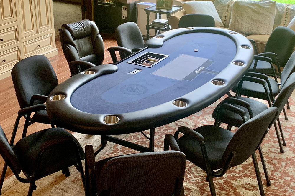 PRESTIGE FOLDING LEG POKER TABLE