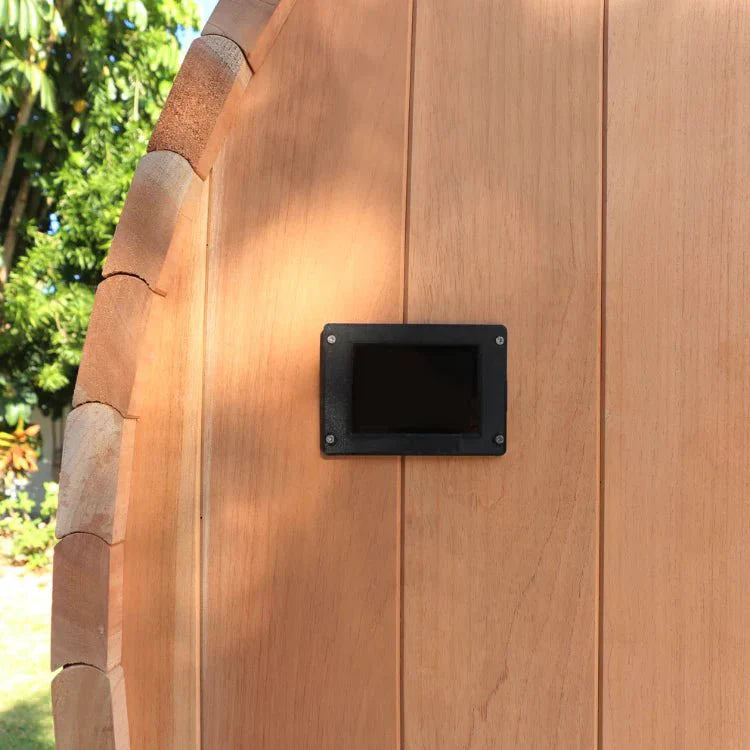 Scandia Barrel Sauna – 4-Person Traditional Sauna for Home Relaxation & Wellness
