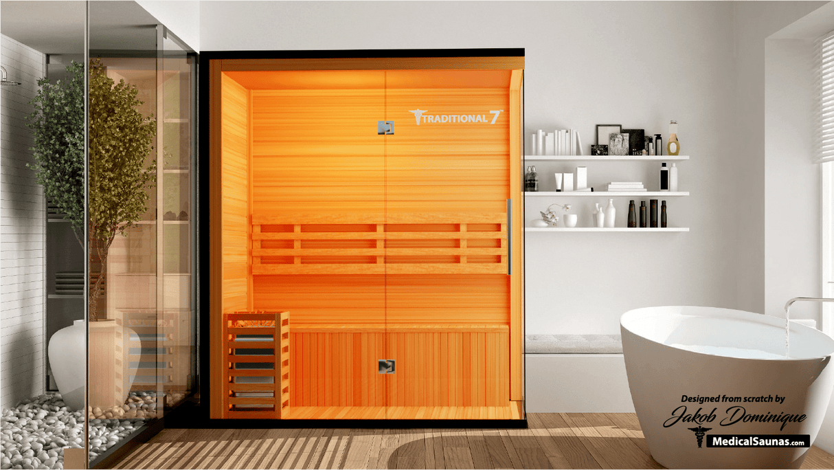 3 Person Home Steam Sauna | Traditional 7™