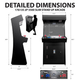 2P Slim Stand Up Arcade Machine