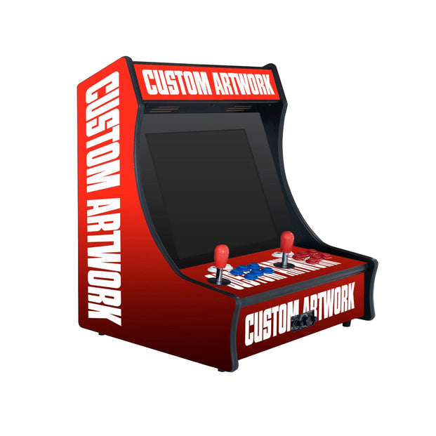 2P Mini Arcade Machine - 19" LCD | Portable Tabletop Arcade