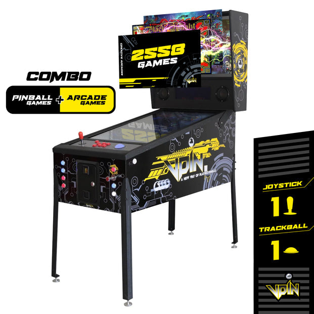 The Pincade Combo | Pinball & Arcade All in One Machine | 1 Player | 2 ...