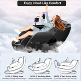 KoziSense KZ-A18 3D SL Track Massage Chair | Full Body Zero Gravity, No Assembly Required, Back Pain Relief - (All Black)