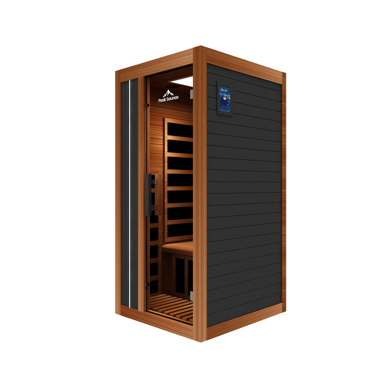 Aspen 1-Person FAR Infrared Sauna with Smart WiFi App Control