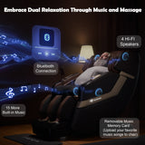 KoziSense KZ-313 Heated Jade Stone Massage Chair | 3D Full Body| Zero Gravity| Back Pain Relief| Heat Therapy