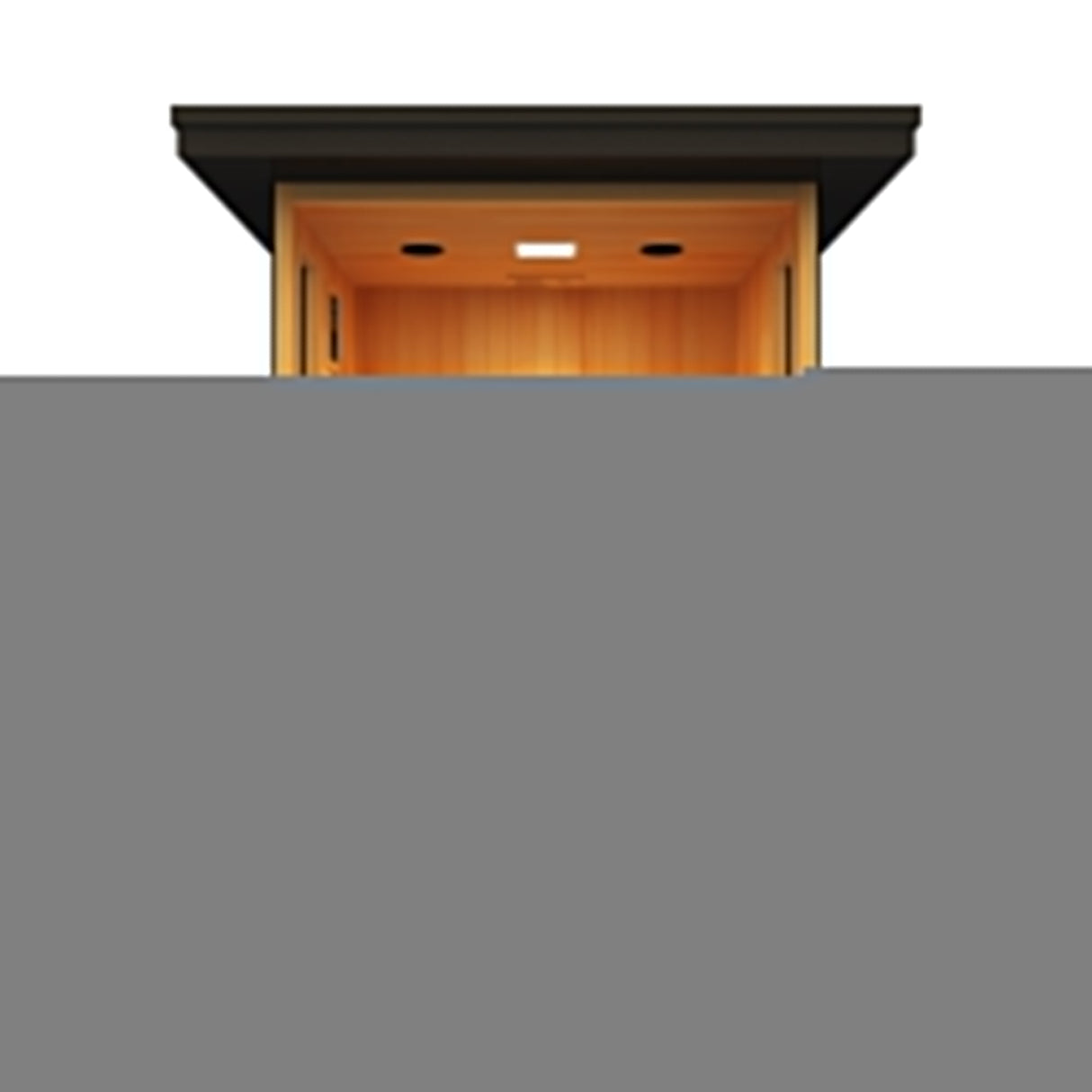 Peak Saunas Patagonia 2-Person Outdoor Full Spectrum Infrared Sauna with XL Medical-Grade Red Light Therapy and Smart WiFi App Control