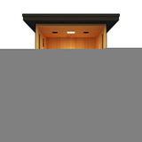 Peak Saunas Patagonia 2-Person Outdoor Full Spectrum Infrared Sauna with XL Medical-Grade Red Light Therapy and Smart WiFi App Control