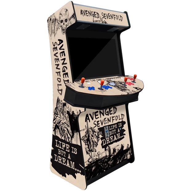 4P Slim Stand up Arcade Machine - Avenged Sevenfold Edition