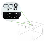 Universal Launch Monitor Enclosure Flush Mount