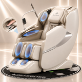 KoziSense KZ-A18 3D SL Track Massage Chair | Full Body Zero Gravity, No Assembly Required, Back Pain Relief - (Black and Brown)