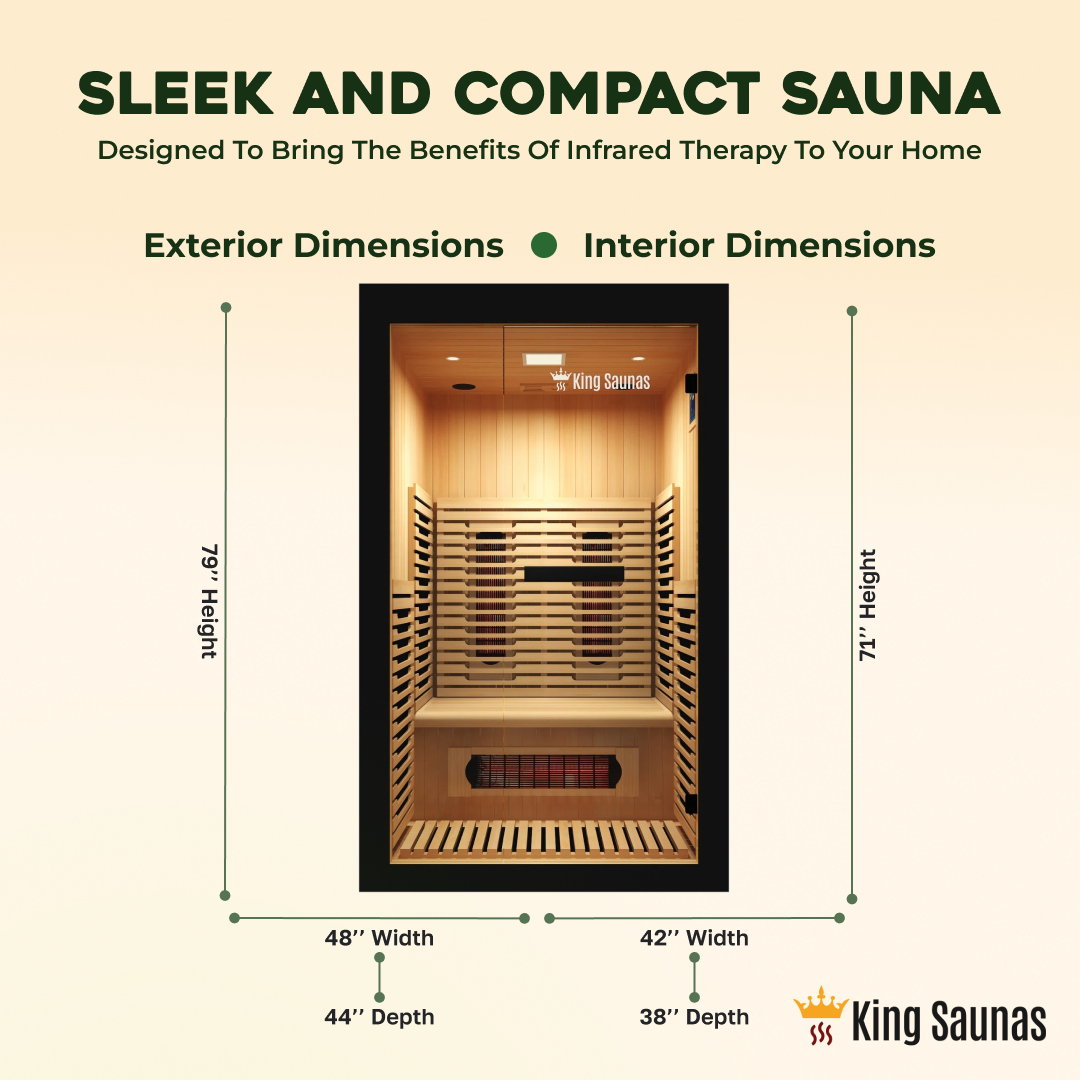The Crown 2-Person Full Spectrum Infrared Sauna