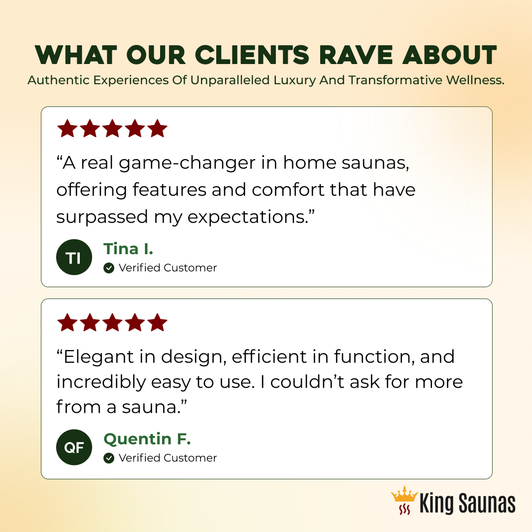 The Crown 2-Person Full Spectrum Infrared Sauna