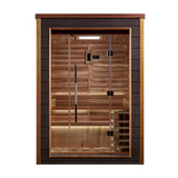 Golden Designs Narvik 2-Person Indoor/Outdoor Traditional Sauna