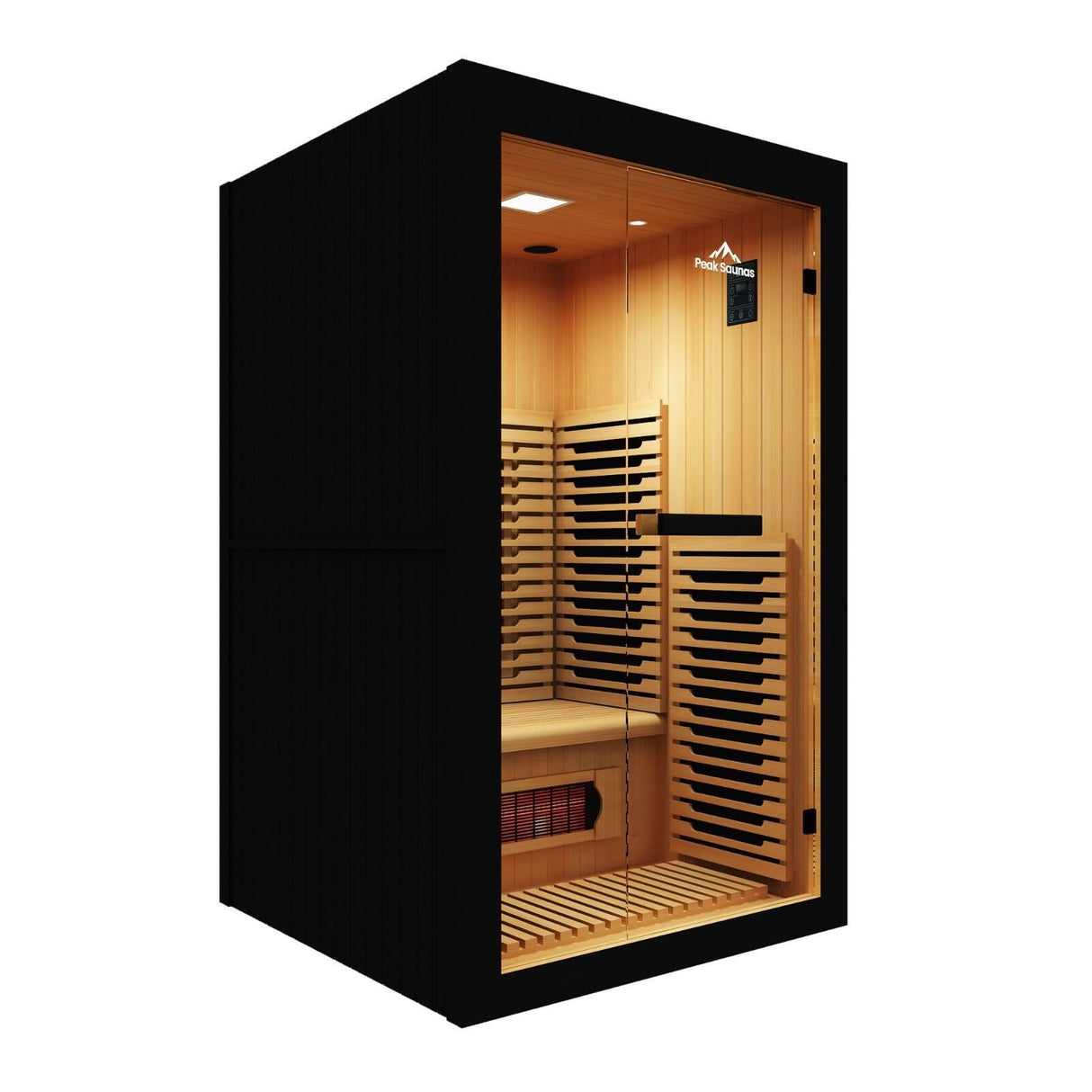 Crown 2-Person Full Spectrum Infrared Sauna with Smart WiFi App Control