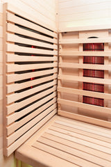 Patagonia 2-Person Outdoor Full Spectrum Infrared Sauna with Full-Body Medical-Grade Red Light Therapy and Smart WiFi App Control
