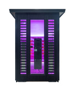 Patagonia 2-Person Outdoor Full Spectrum Infrared Sauna with Full-Body Medical-Grade Red Light Therapy and Smart WiFi App Control